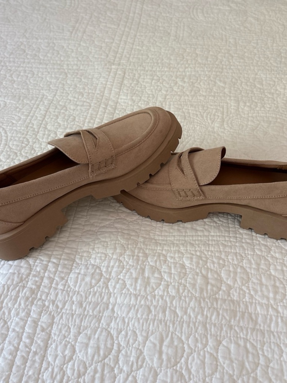 a new day Women's Chunky Loafers in Light Brown